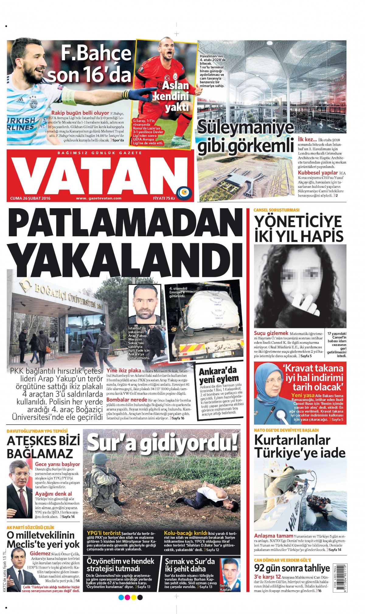 Gazeteler bugün ne yazdı? - 3