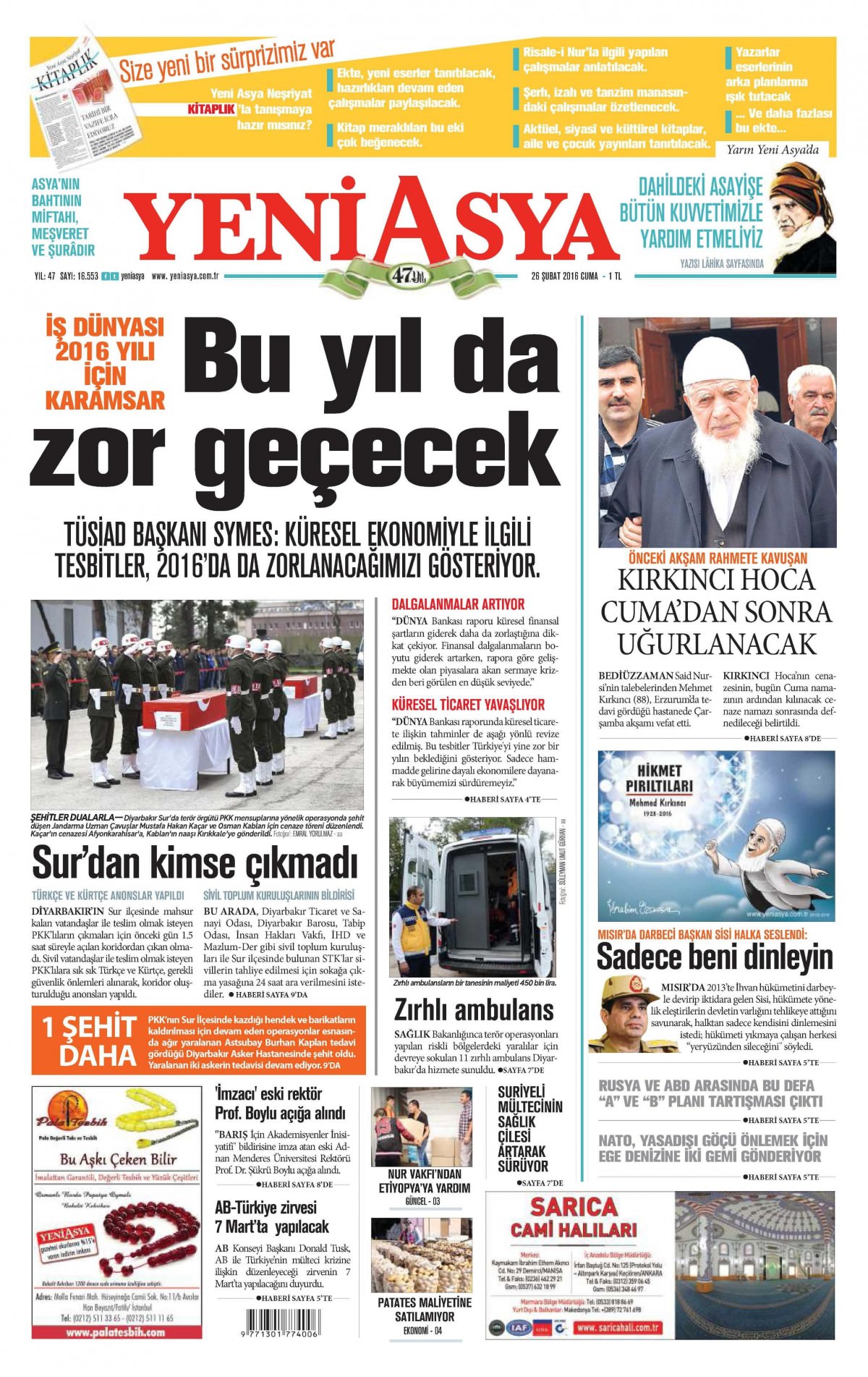 Gazeteler bugün ne yazdı? - 601