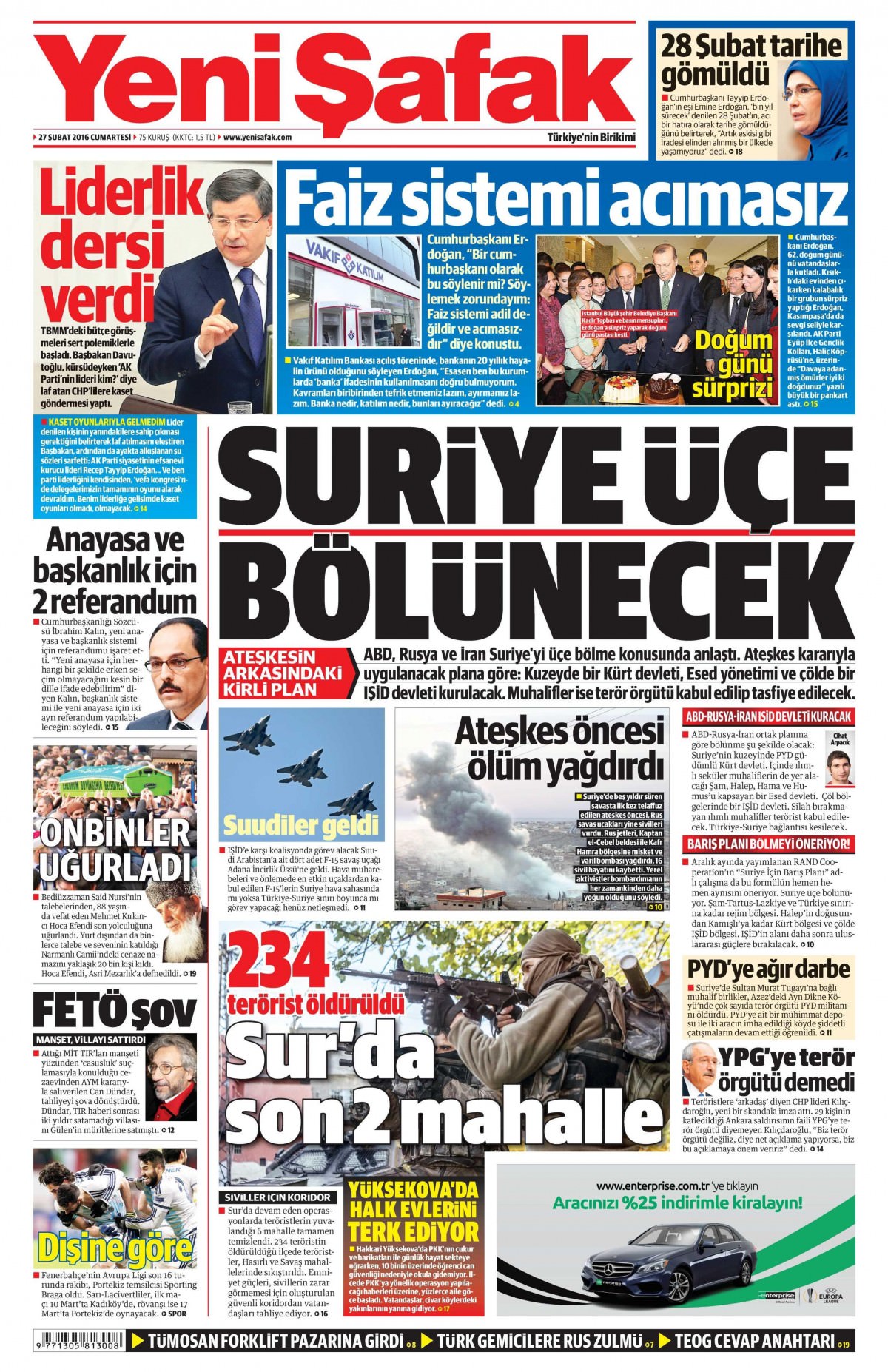 Gazeteler bugün ne yazdı? - 911