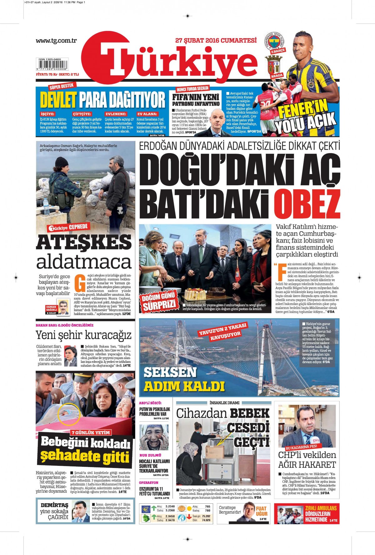 Gazeteler bugün ne yazdı? - 706