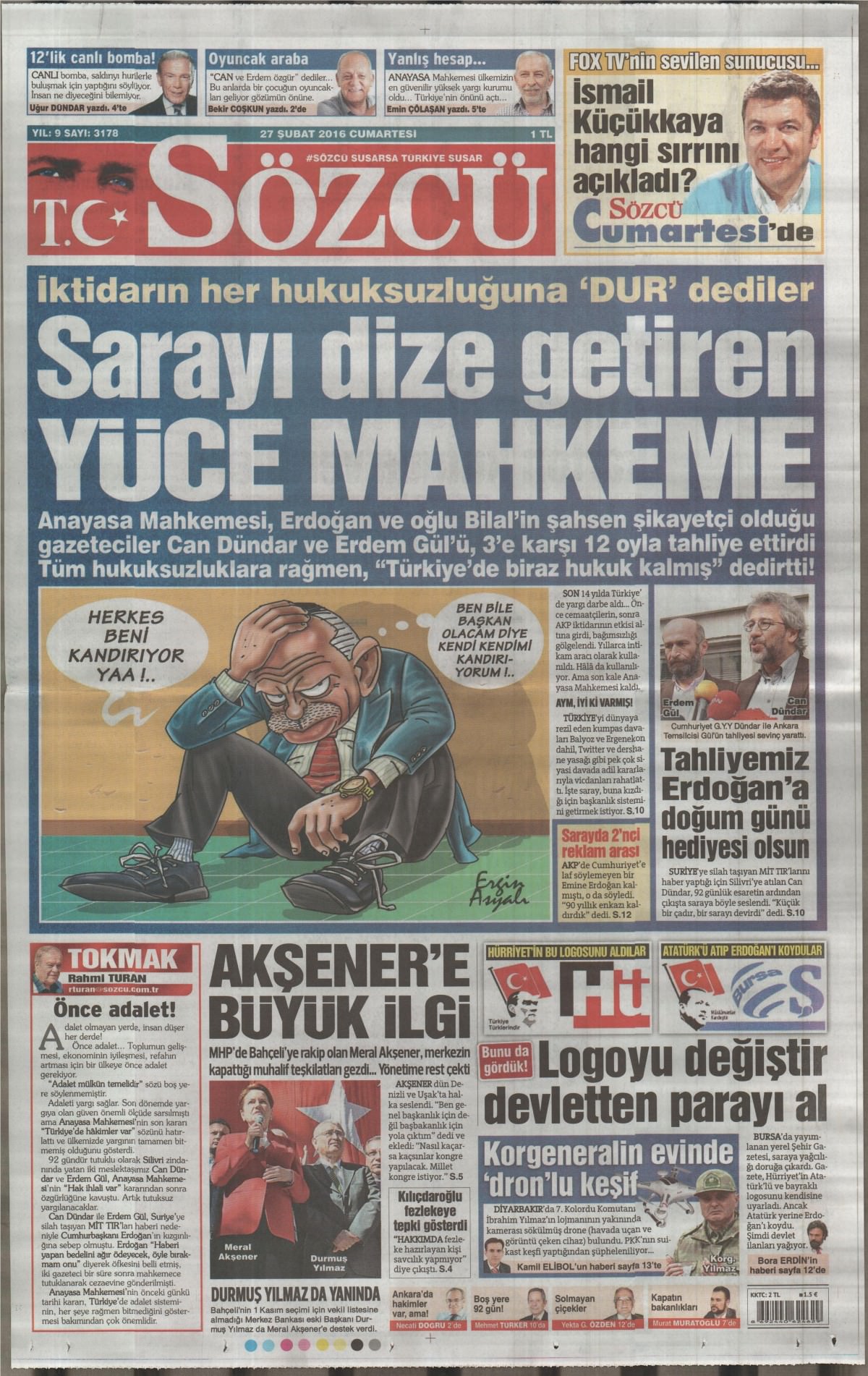 Gazeteler bugün ne yazdı? - 557