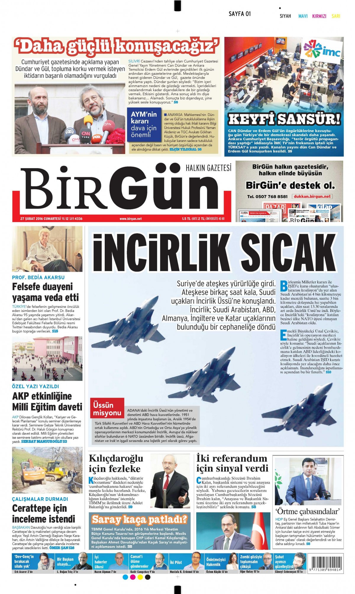 Gazeteler bugün ne yazdı? - 916