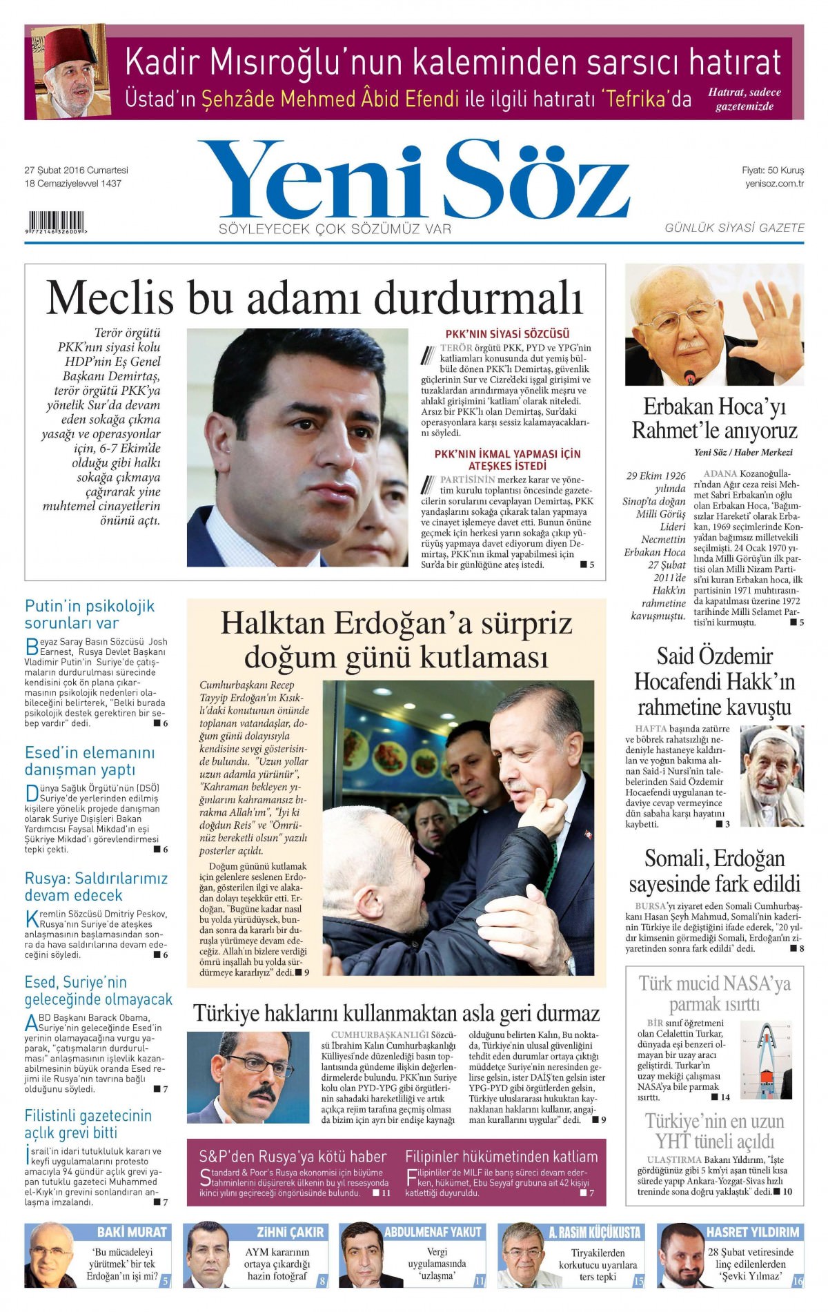 Gazeteler bugün ne yazdı? - 853