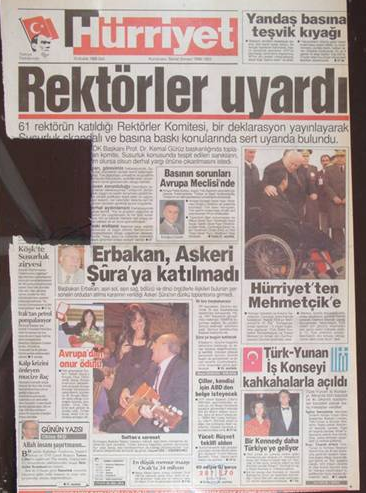 28 Şubat sürecinin unutulmaz manşetleri - 606