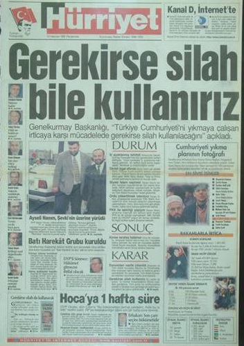 28 Şubat sürecinin unutulmaz manşetleri - 689