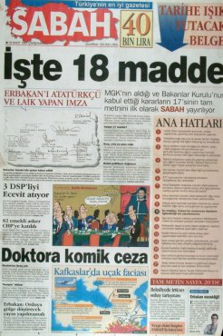 28 Şubat sürecinin unutulmaz manşetleri - 589