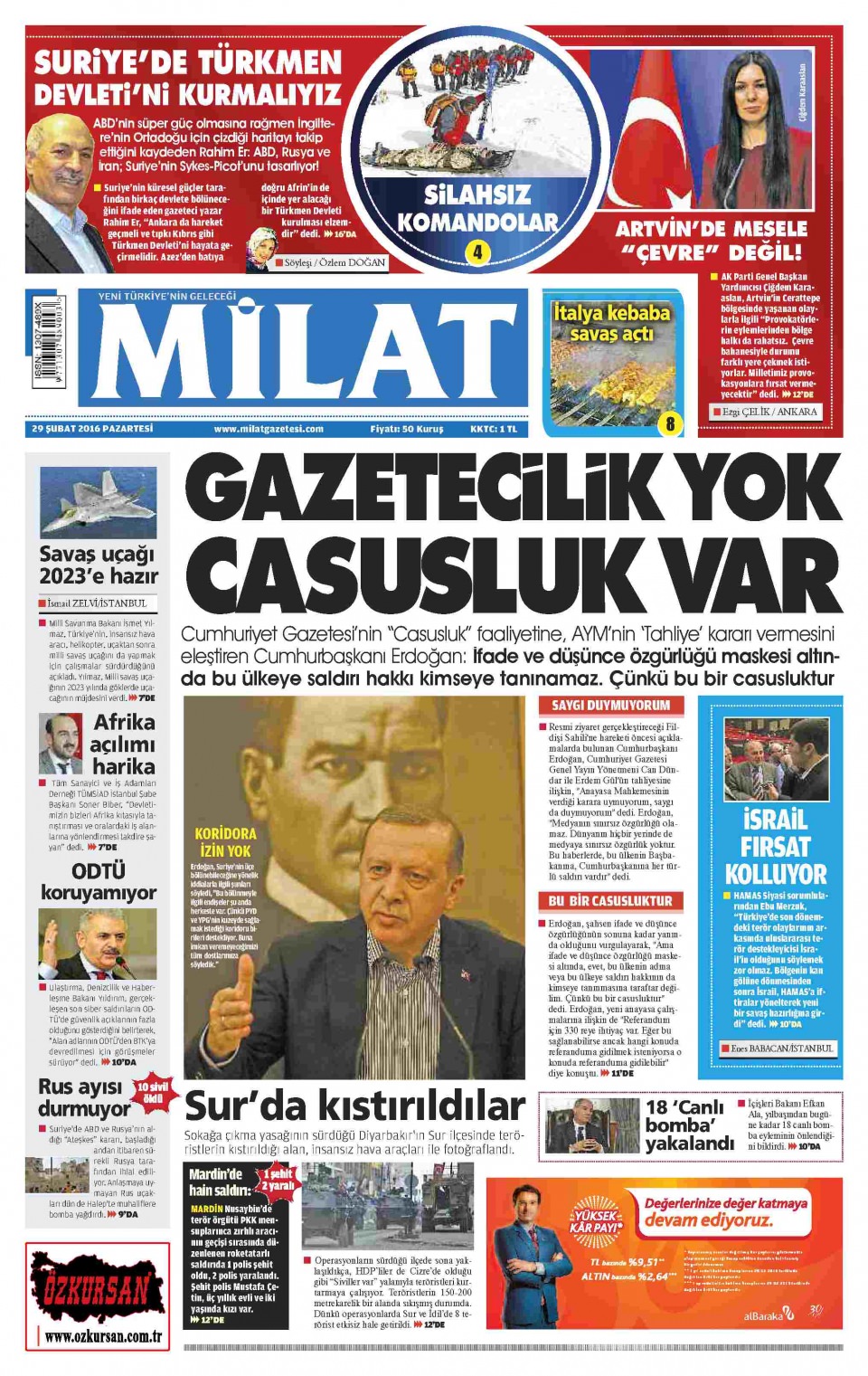 Gazeteler bugün ne yazdı? - 919