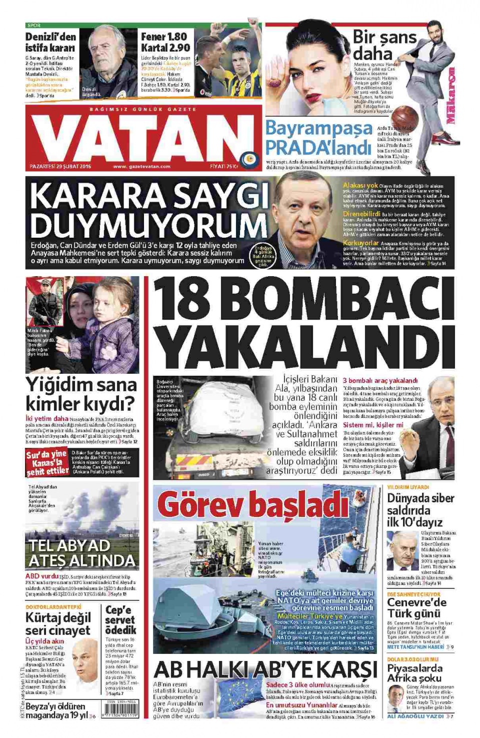 Gazeteler bugün ne yazdı? - 780