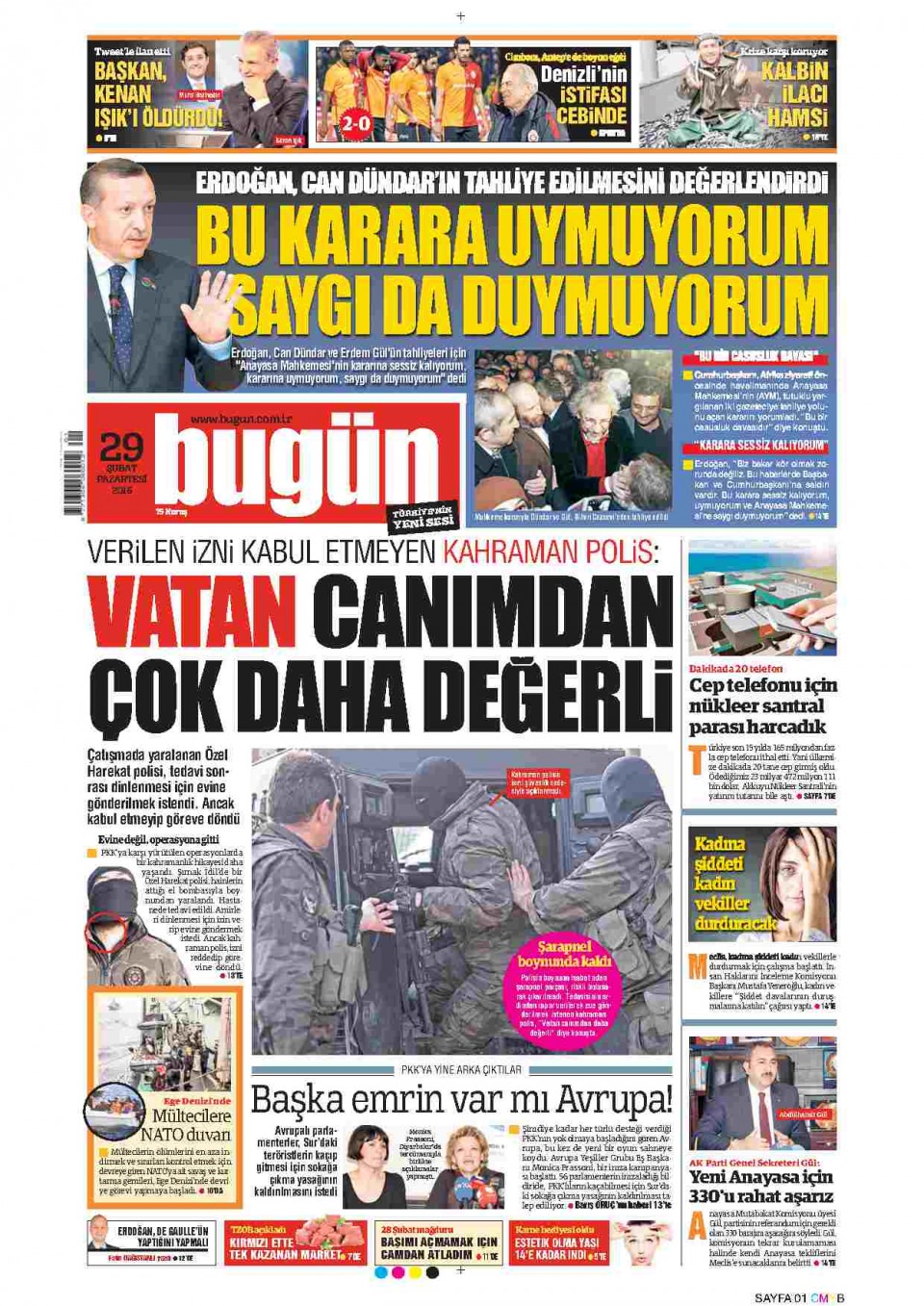 Gazeteler bugün ne yazdı? - 657