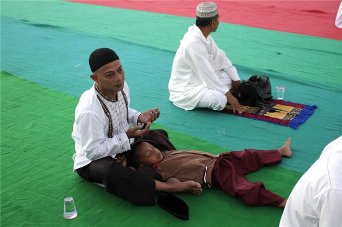 Endonezya'da dünya barışı için dua - 801