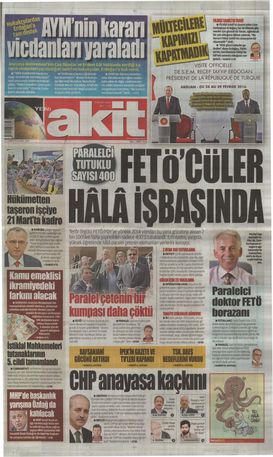 Gazeteler bugün ne yazdı? - 726