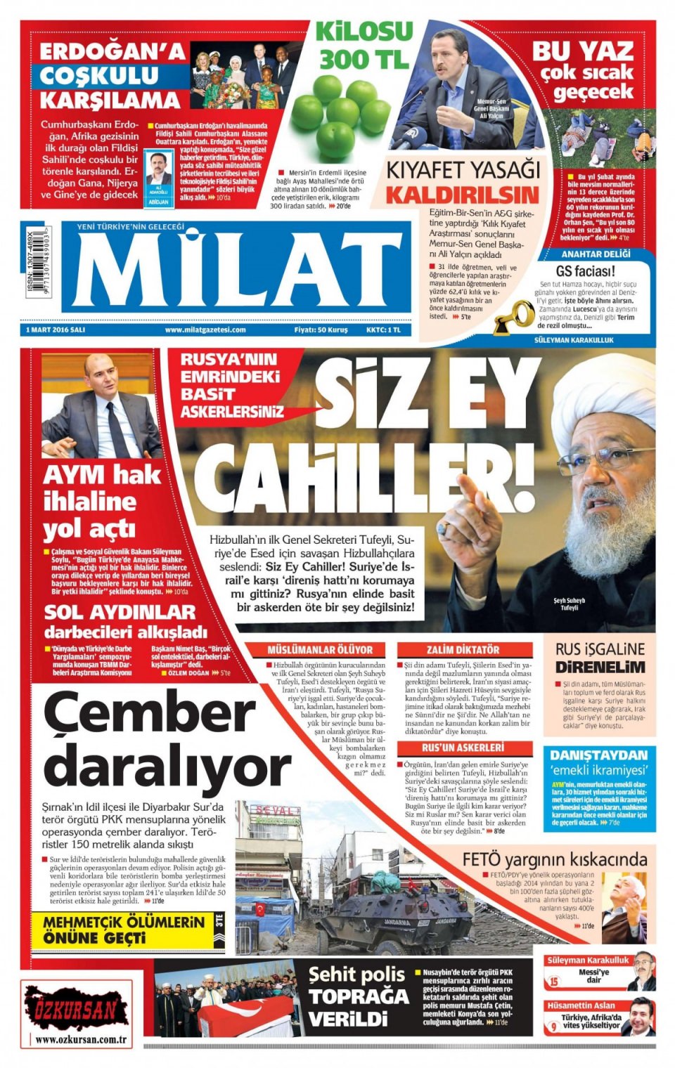 Gazeteler bugün ne yazdı? - 849