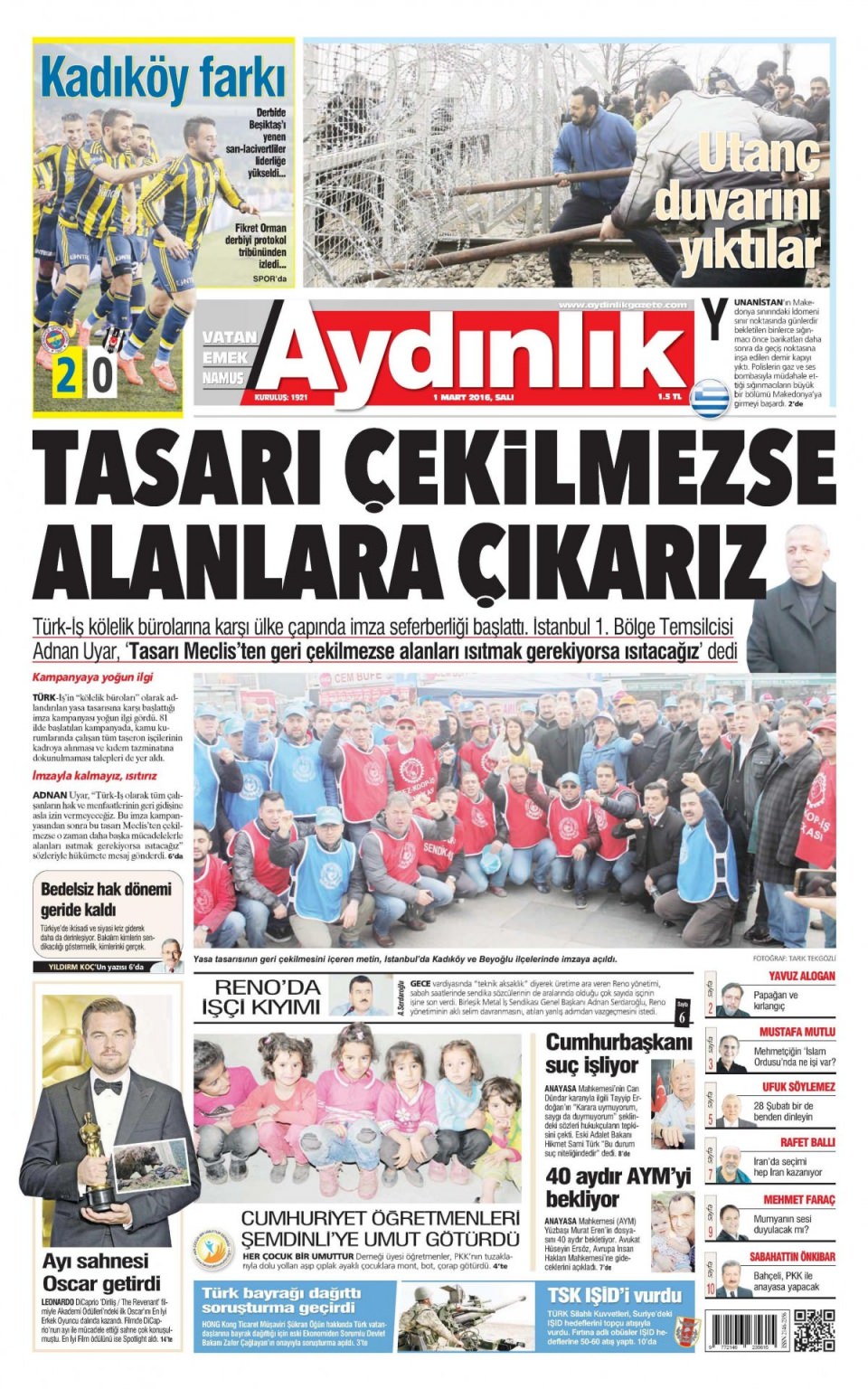 Gazeteler bugün ne yazdı? - 800