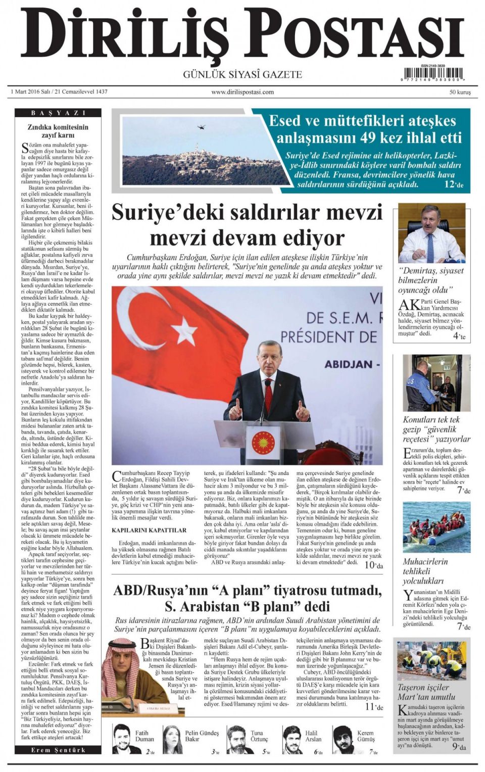 Gazeteler bugün ne yazdı? - 531