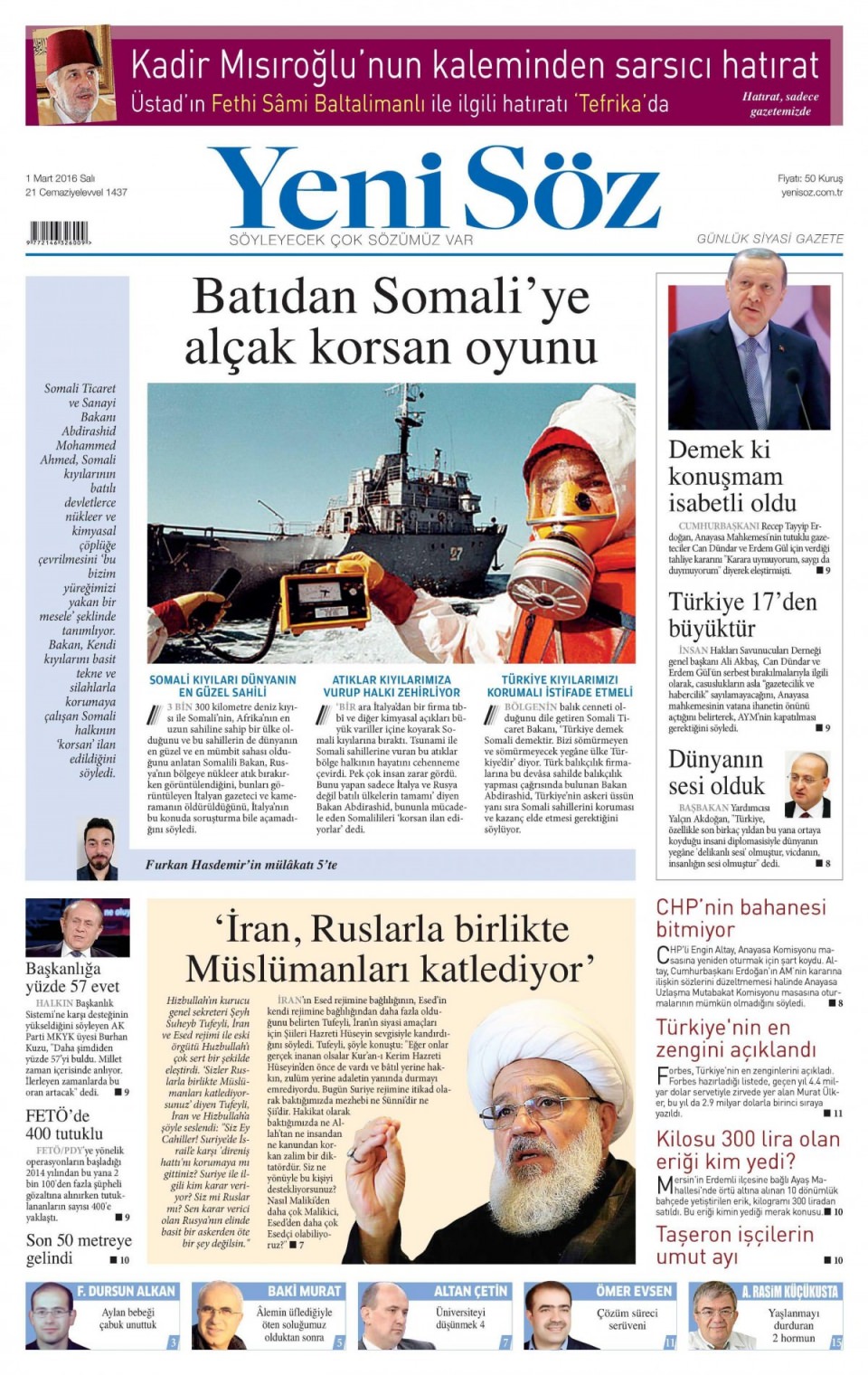 Gazeteler bugün ne yazdı? - 910