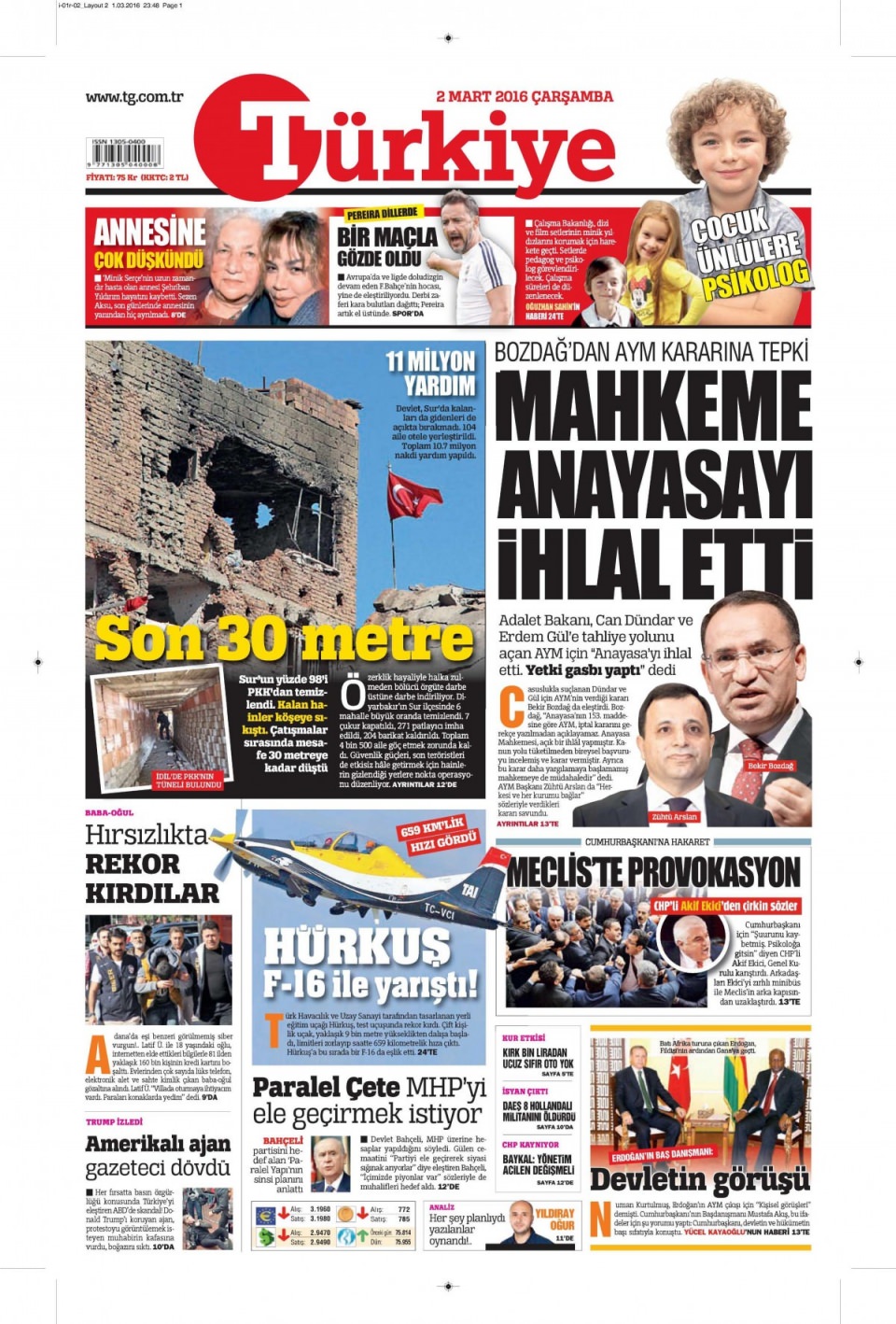 Gazeteler bugün ne yazdı? - 730