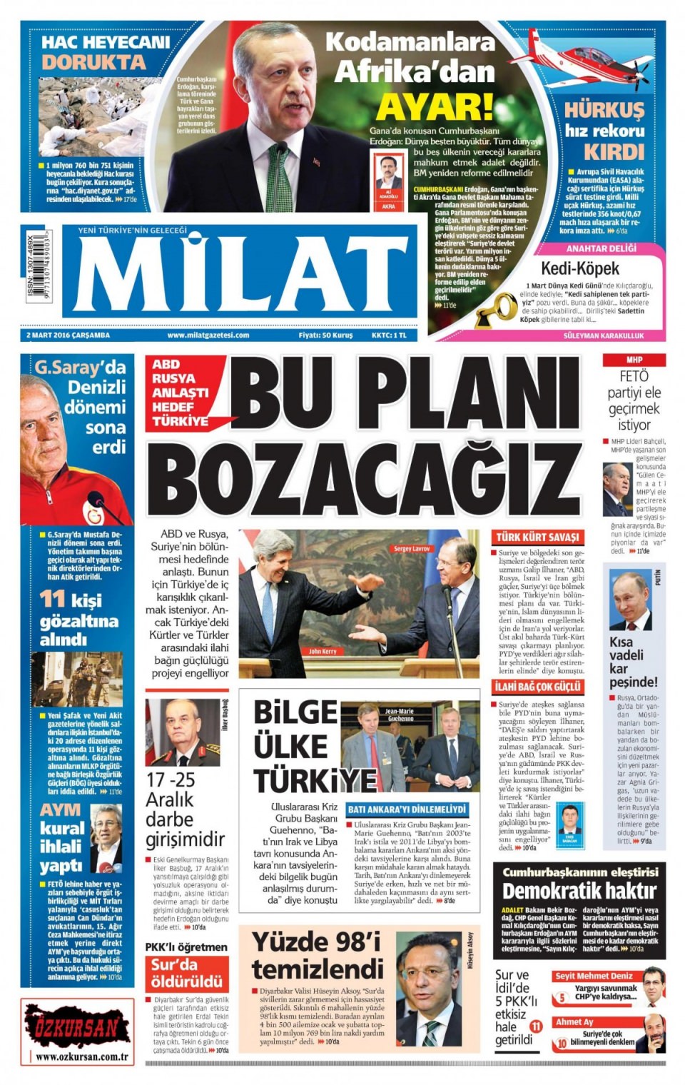 Gazeteler bugün ne yazdı? - 799