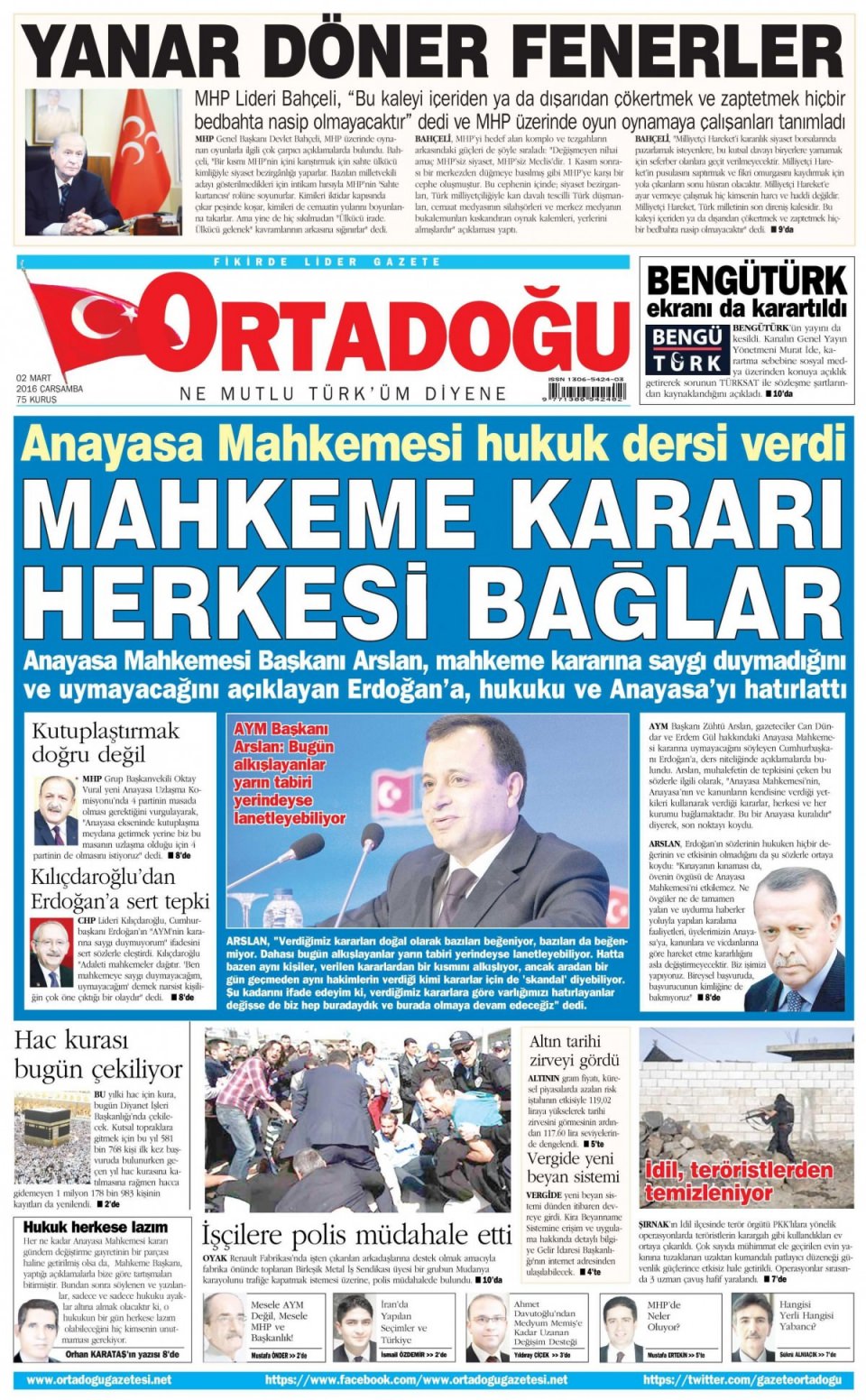 Gazeteler bugün ne yazdı? - 563