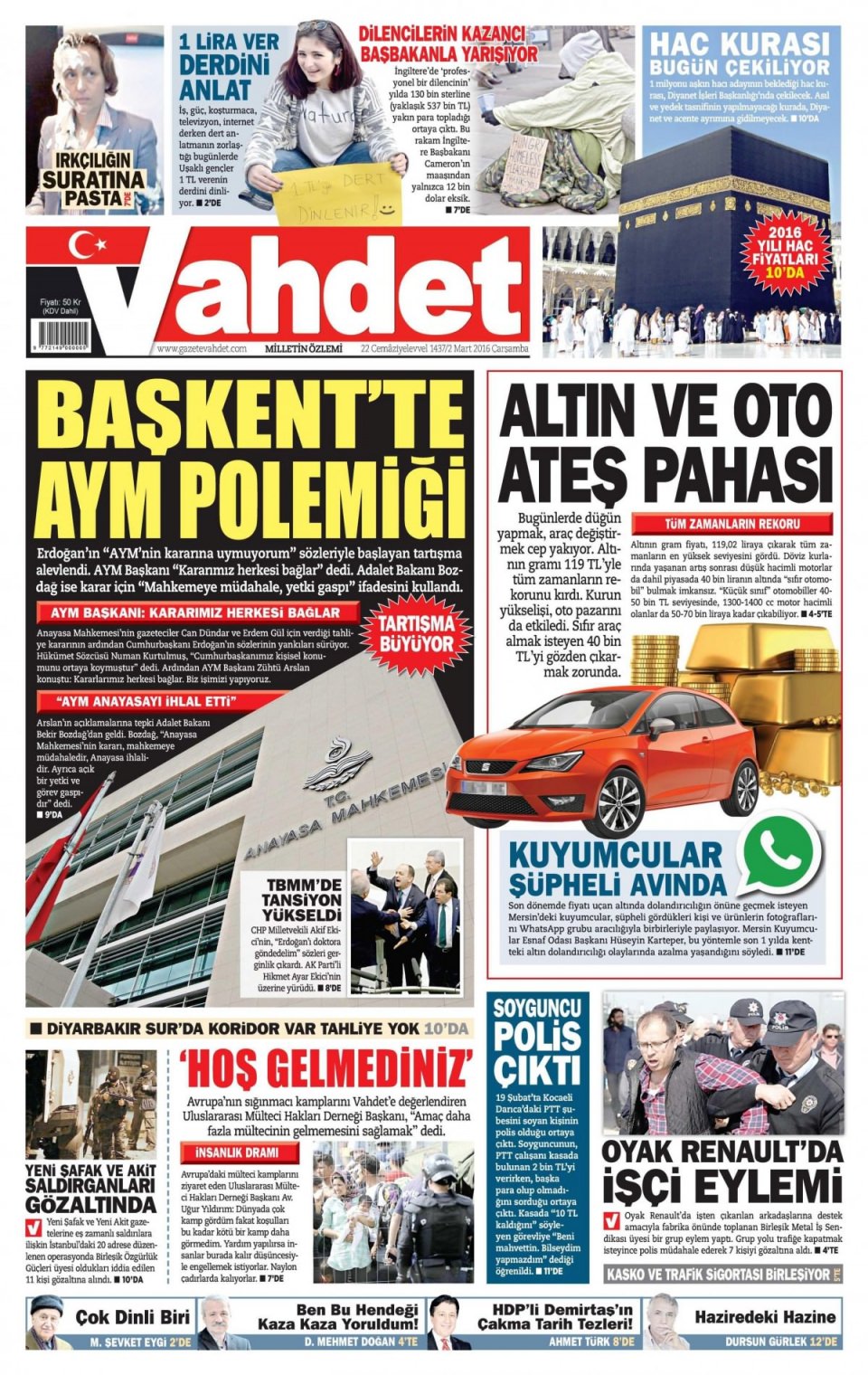 Gazeteler bugün ne yazdı? - 650