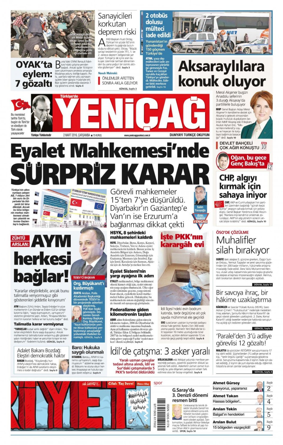 Gazeteler bugün ne yazdı? - 533