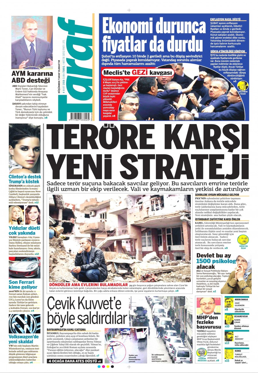 4 Mart 2016 gazate manşetleri - 26