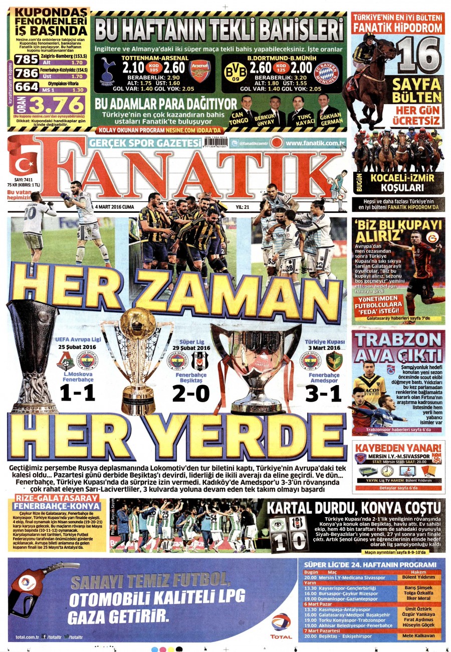 4 Mart 2016 gazate manşetleri - 22