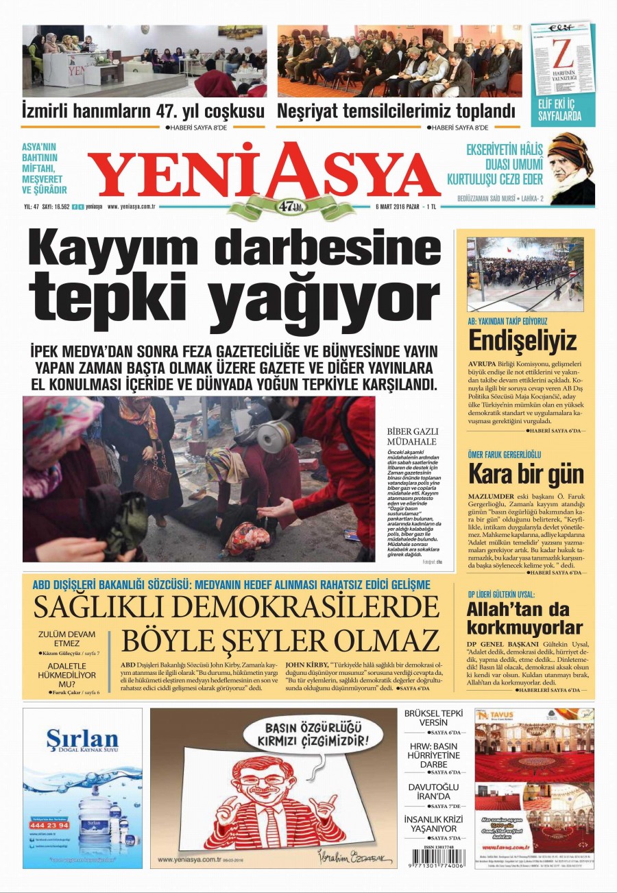 6 Mart 2016 gazete manşetleri - 17
