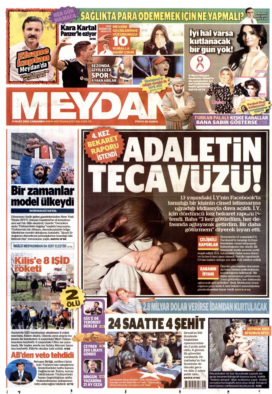 9 Mart 2016 gazete manşetleri - 636