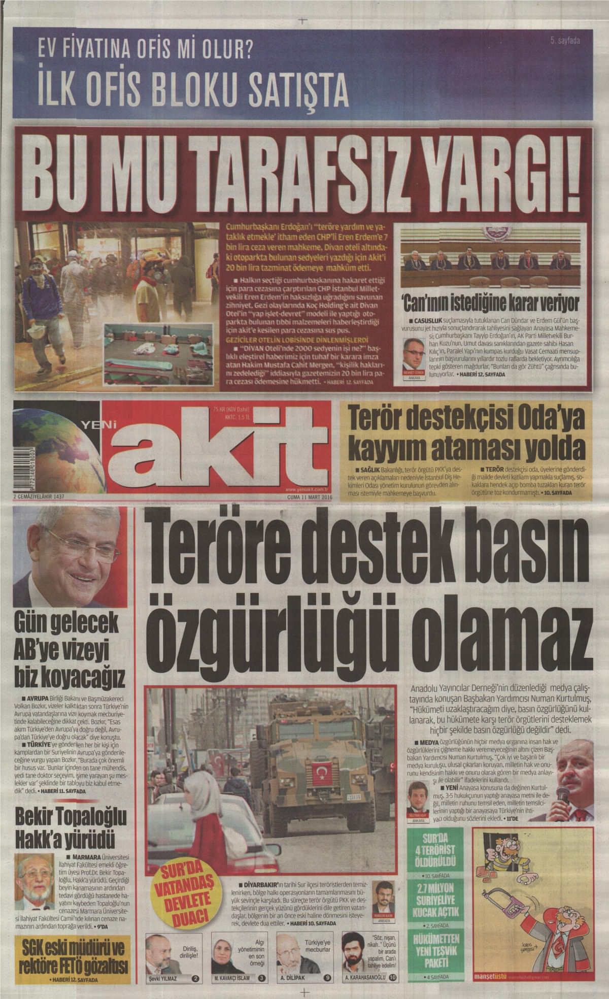 Gazeteler bugün ne yazdı? - 642