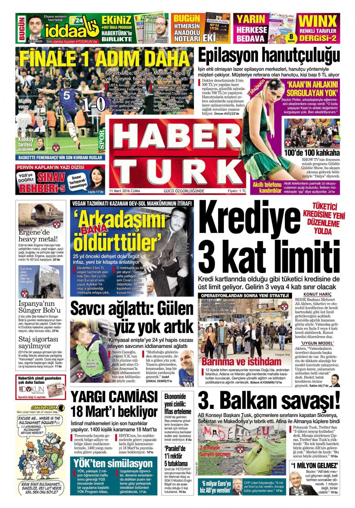 Gazeteler bugün ne yazdı? - 561