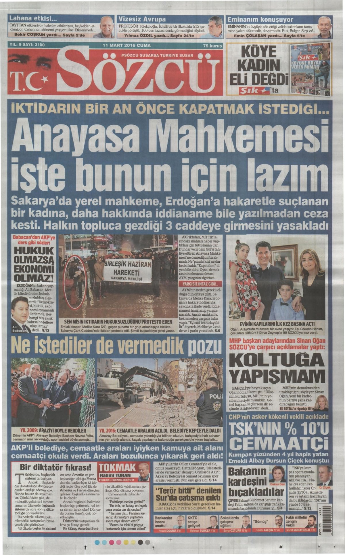 Gazeteler bugün ne yazdı? - 822