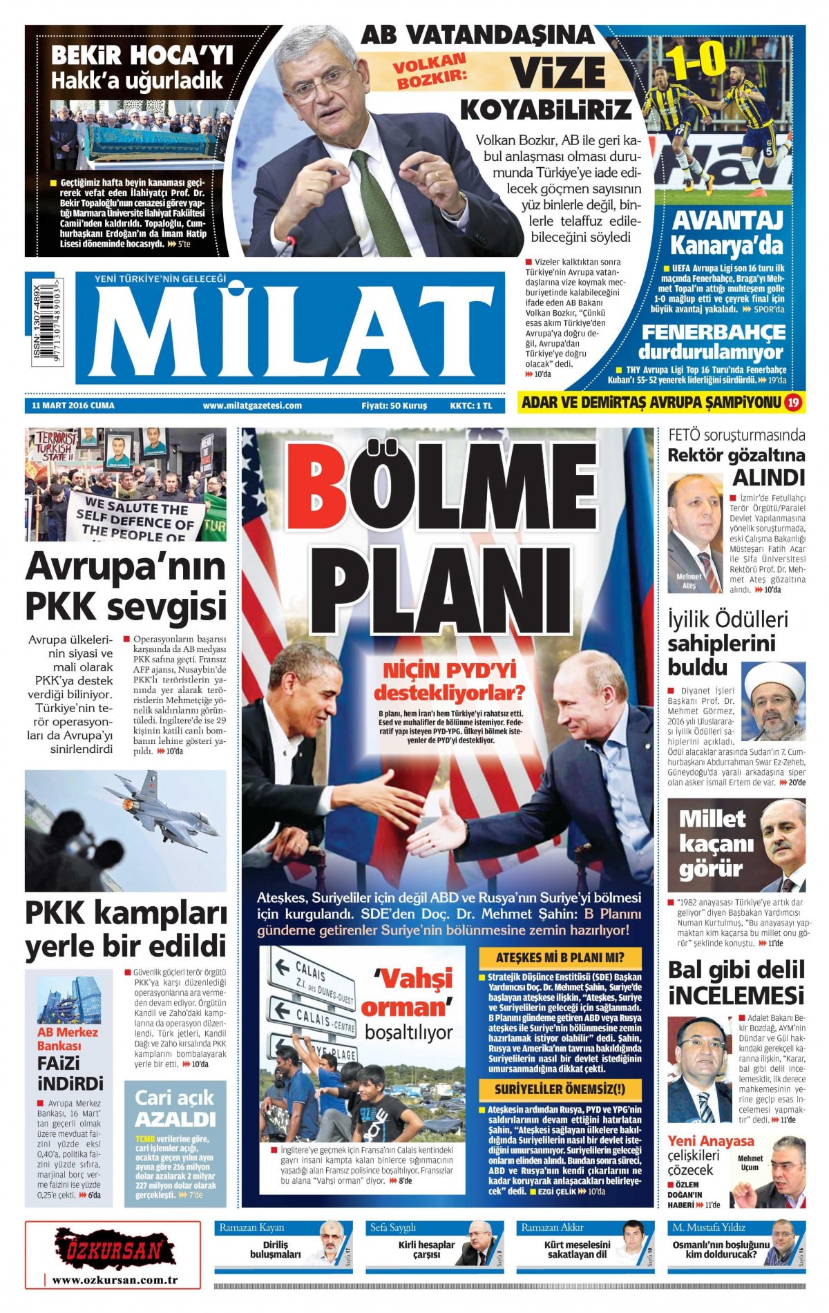 Gazeteler bugün ne yazdı? - 596