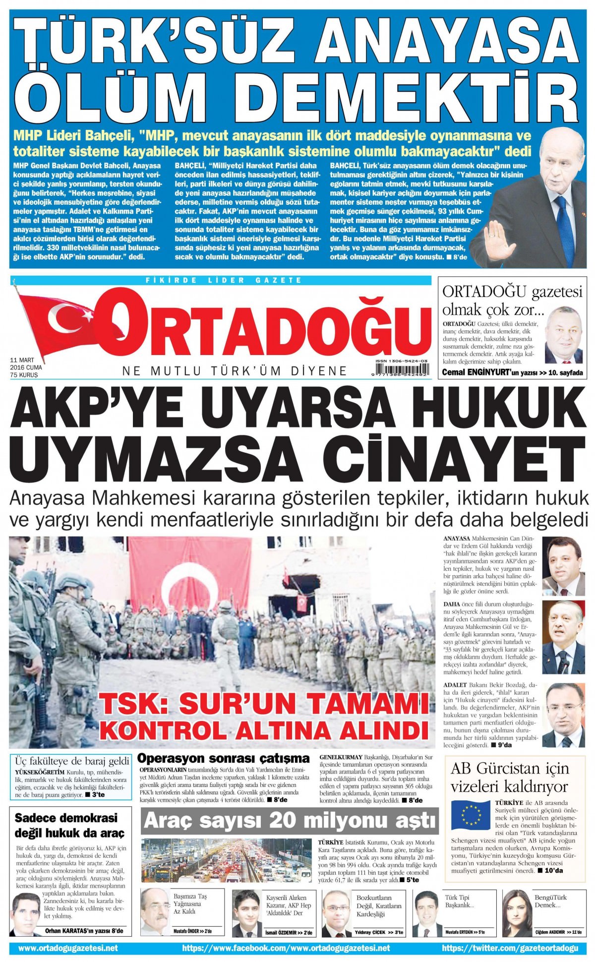 Gazeteler bugün ne yazdı? - 593