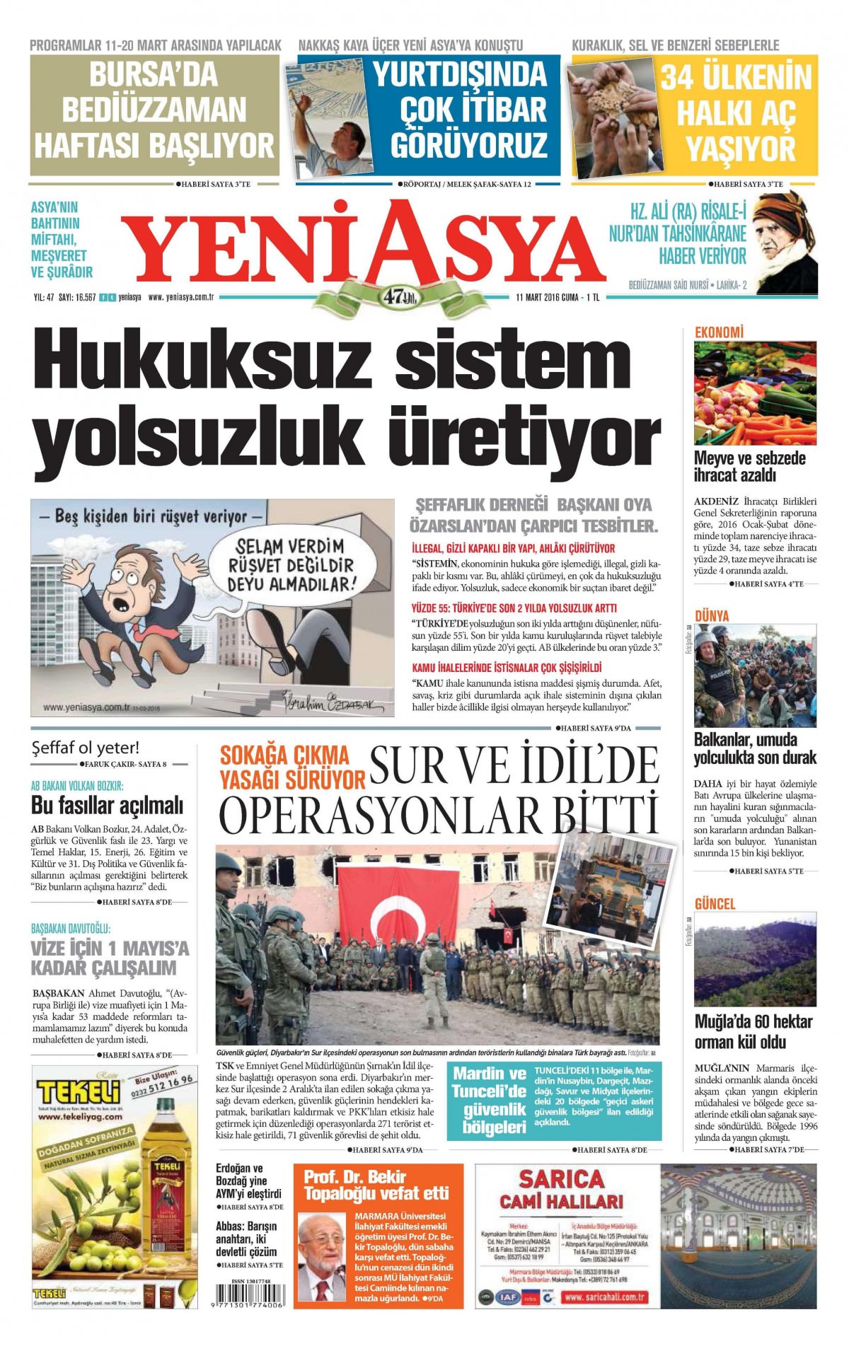 Gazeteler bugün ne yazdı? - 821