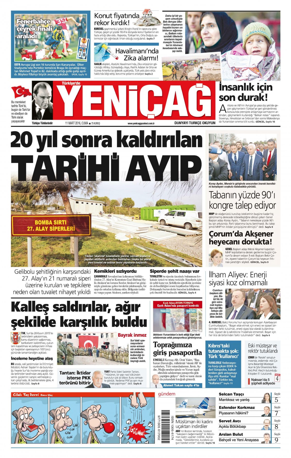 Gazeteler bugün ne yazdı? - 876