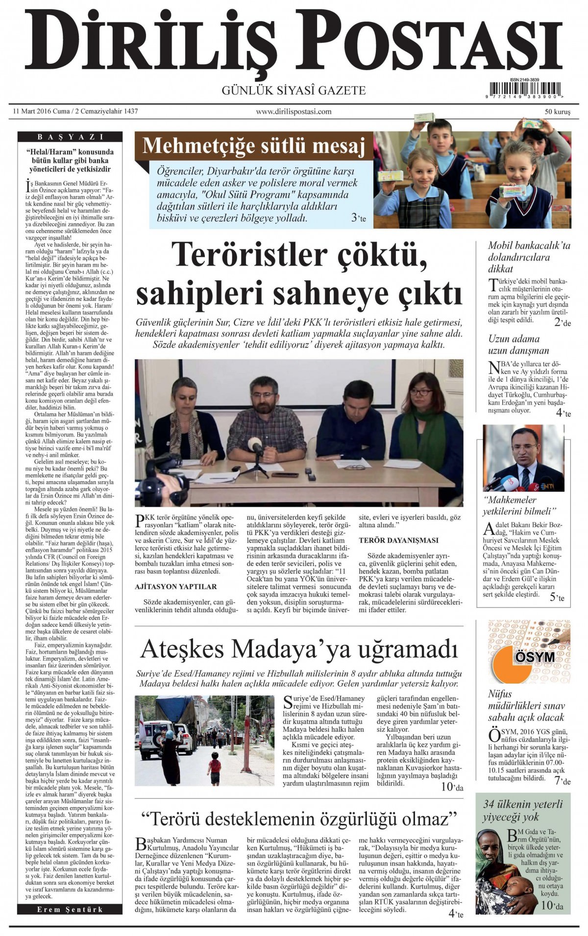 Gazeteler bugün ne yazdı? - 504