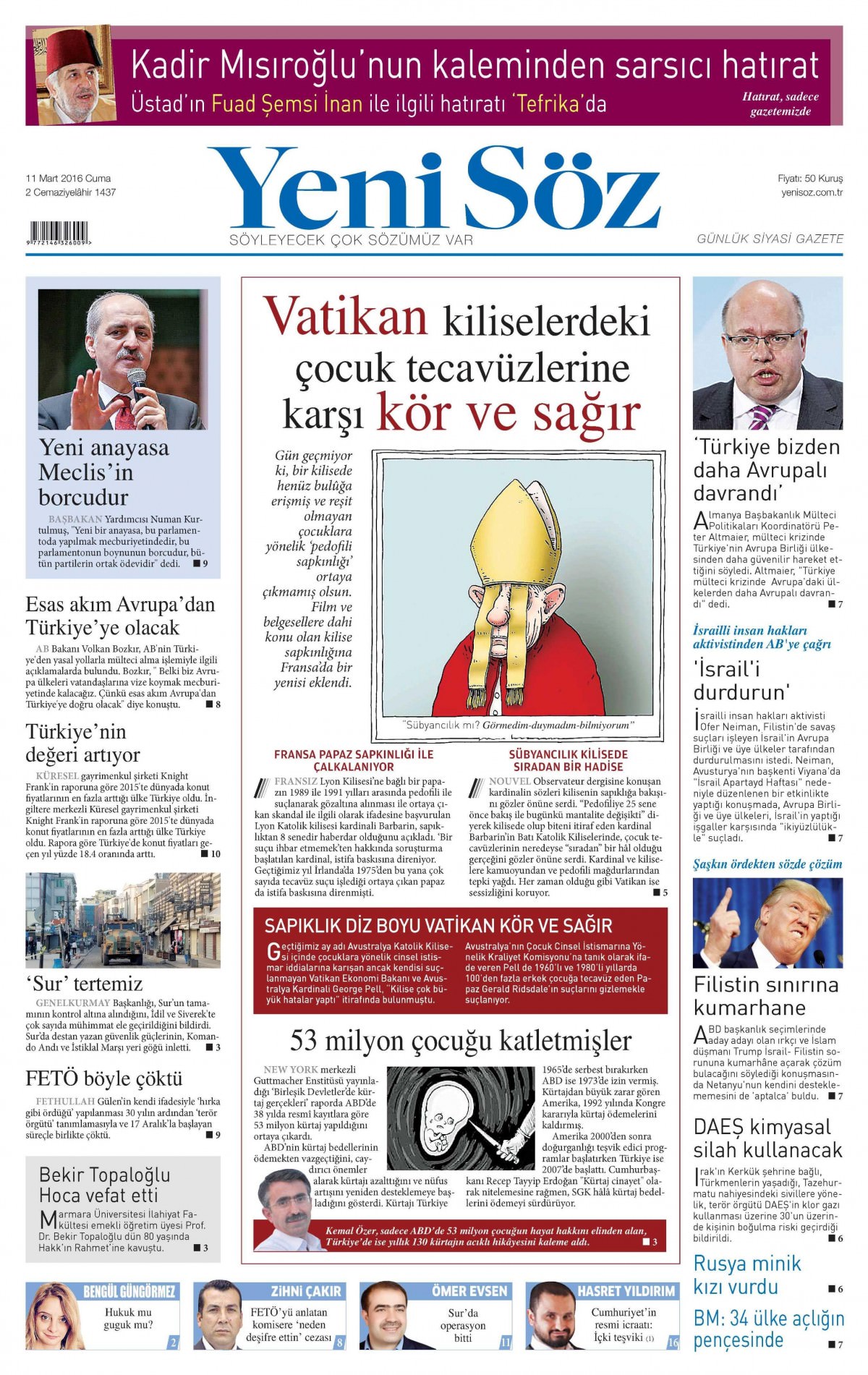 Gazeteler bugün ne yazdı? - 715