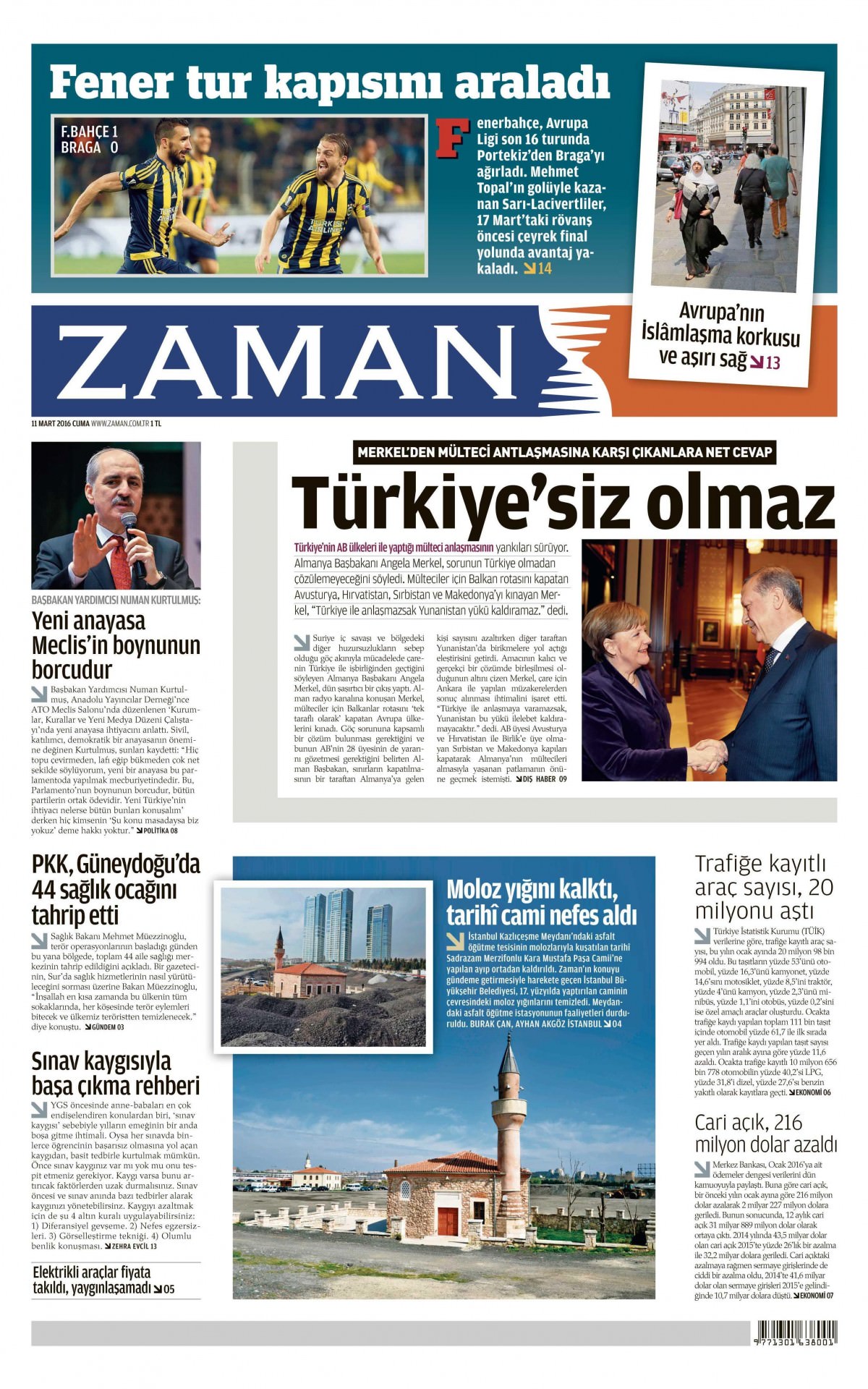 Gazeteler bugün ne yazdı? - 911