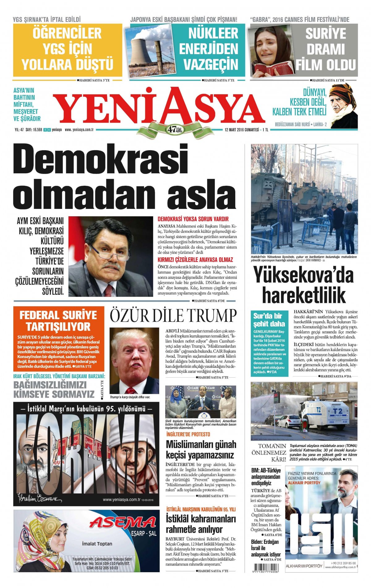 Gazeteler bugün ne yazdı? - 689