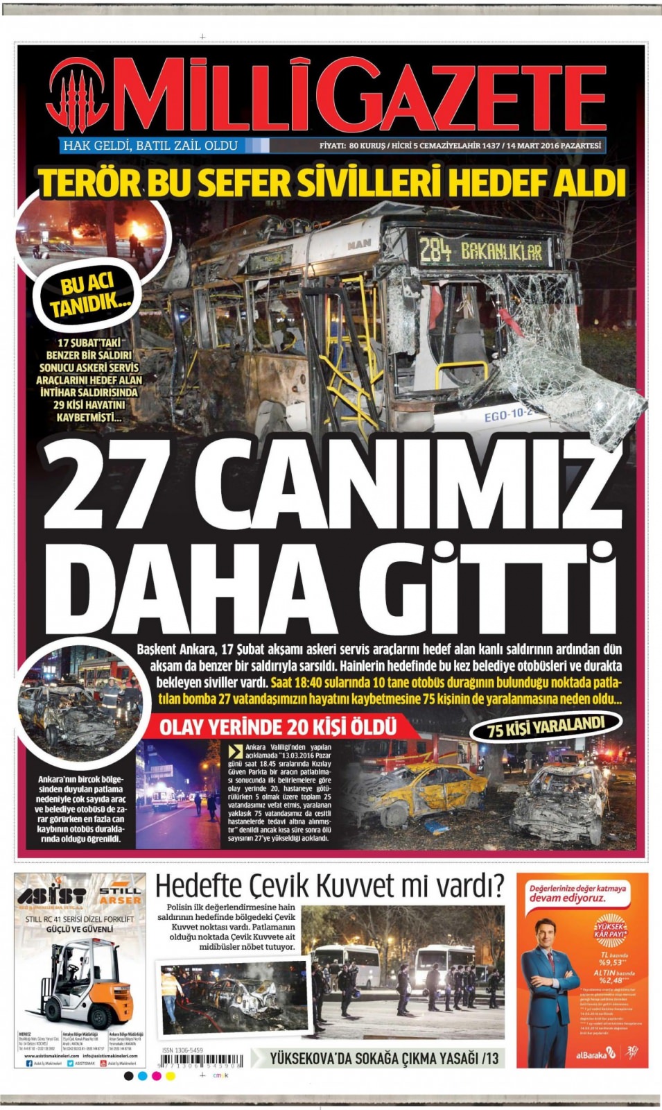 Gazeteler bugün ne yazdı? - 700