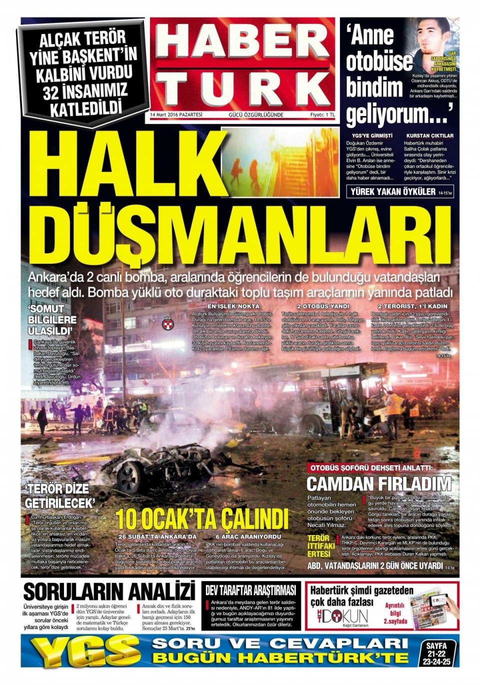 Gazeteler bugün ne yazdı? - 750