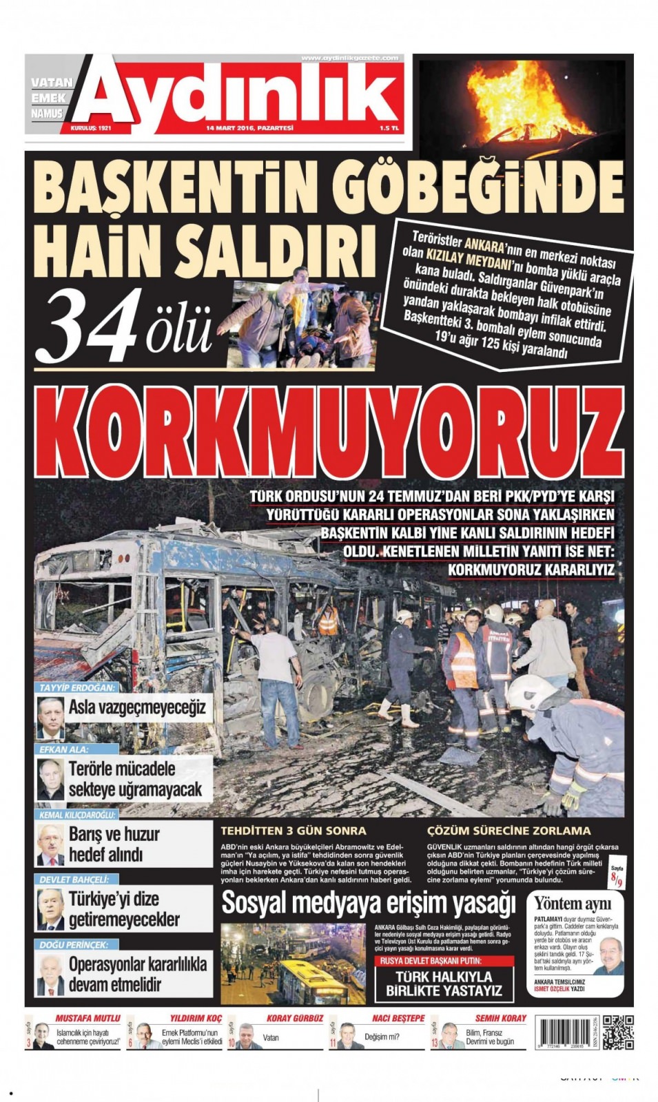 Gazeteler bugün ne yazdı? - 539