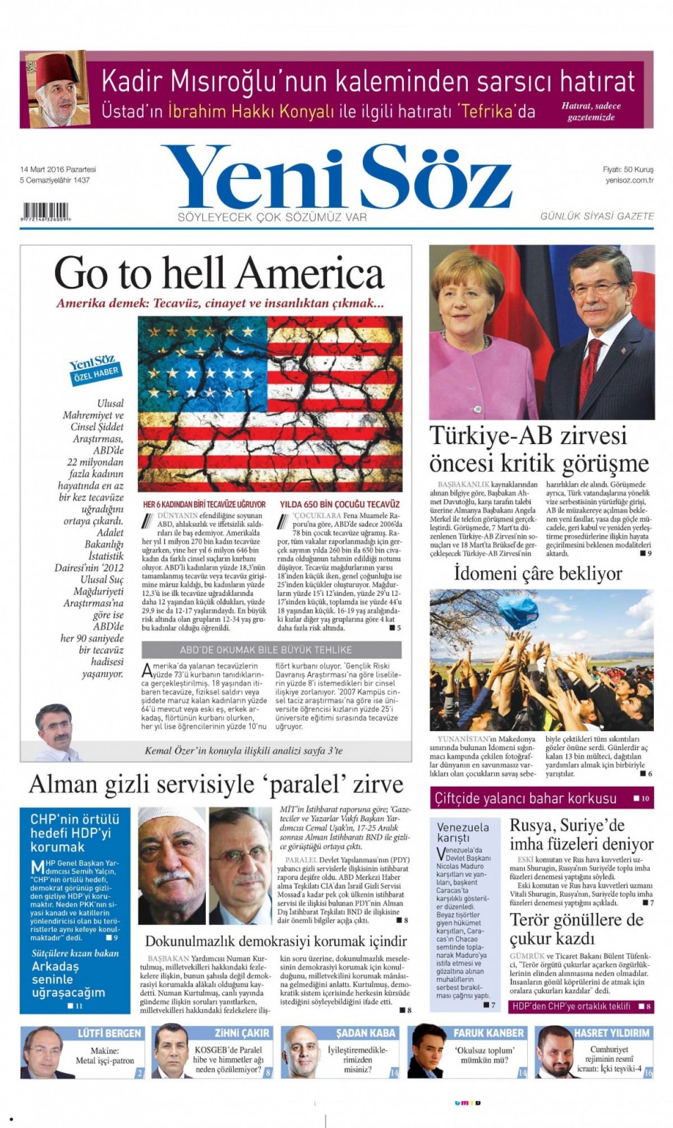 Gazeteler bugün ne yazdı? - 672