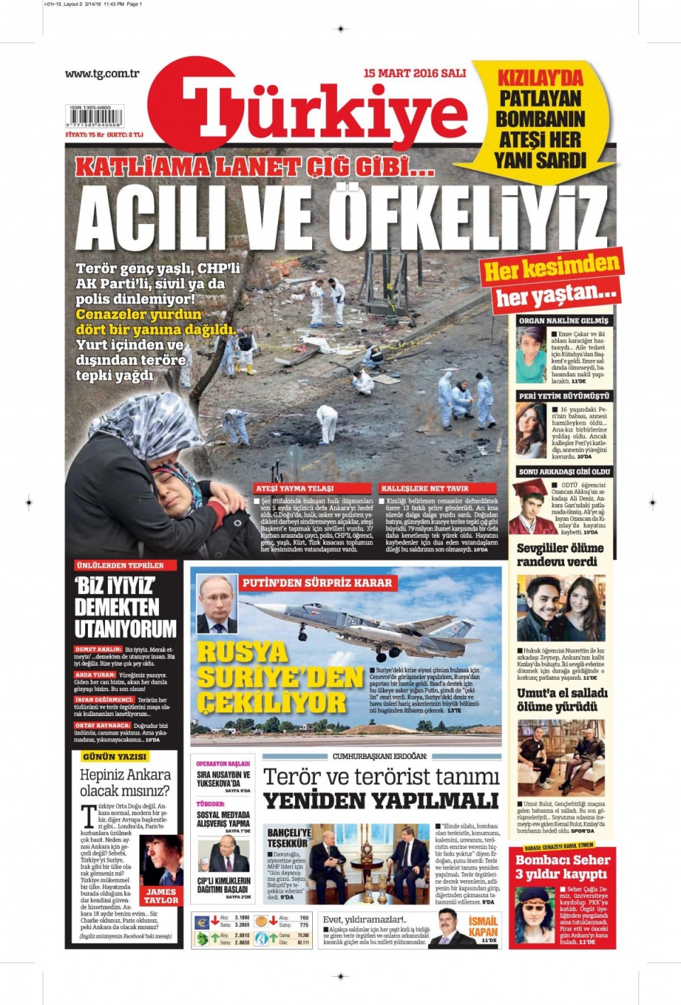 Gazeteler bugün ne yazdı? - 552