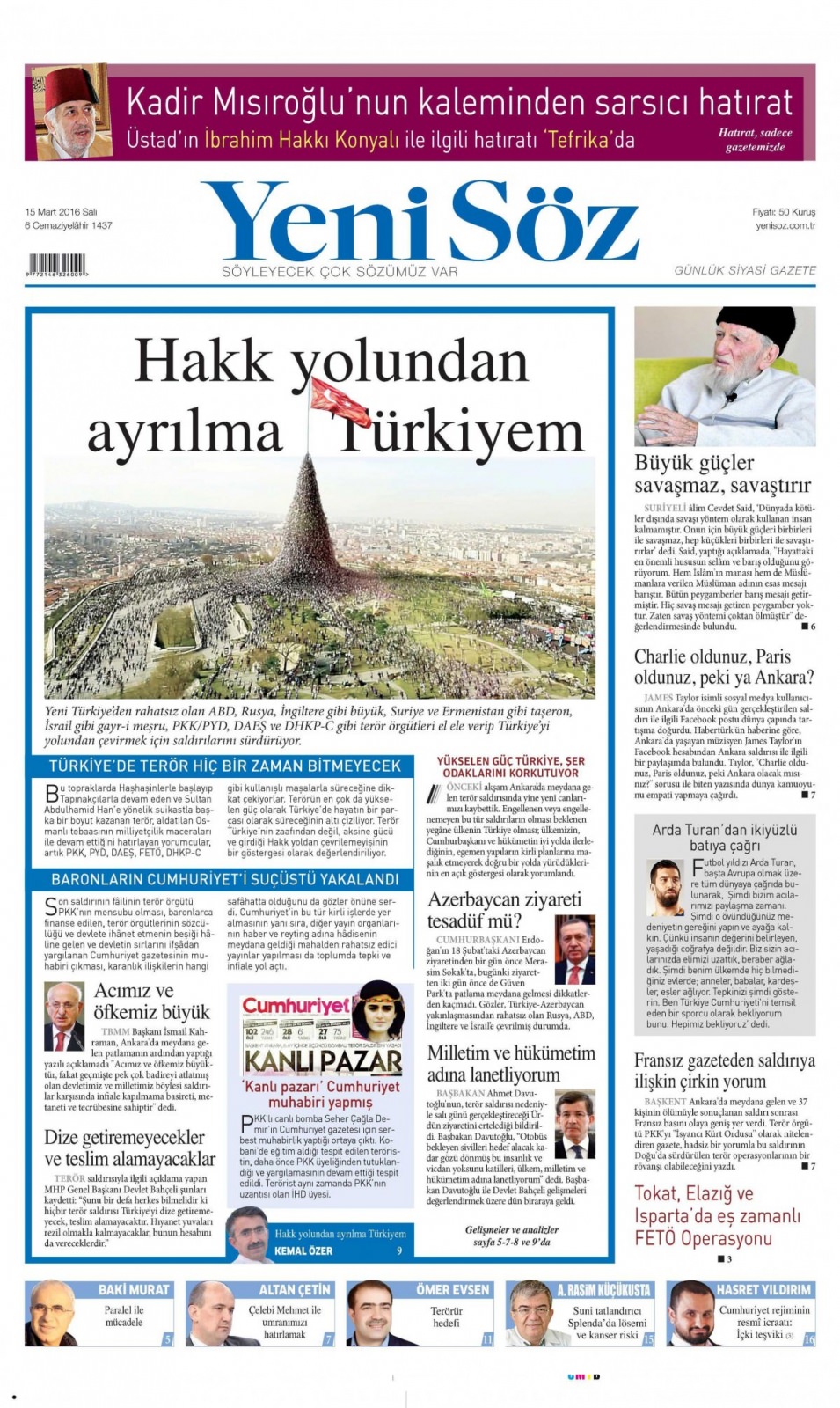 Gazeteler bugün ne yazdı? - 531