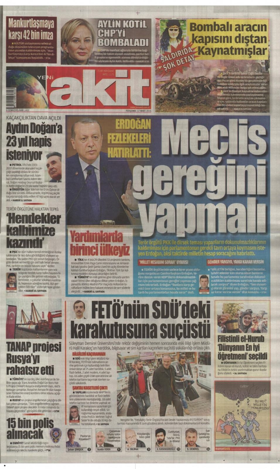 Gazeteler bugün ne yazdı? - 6