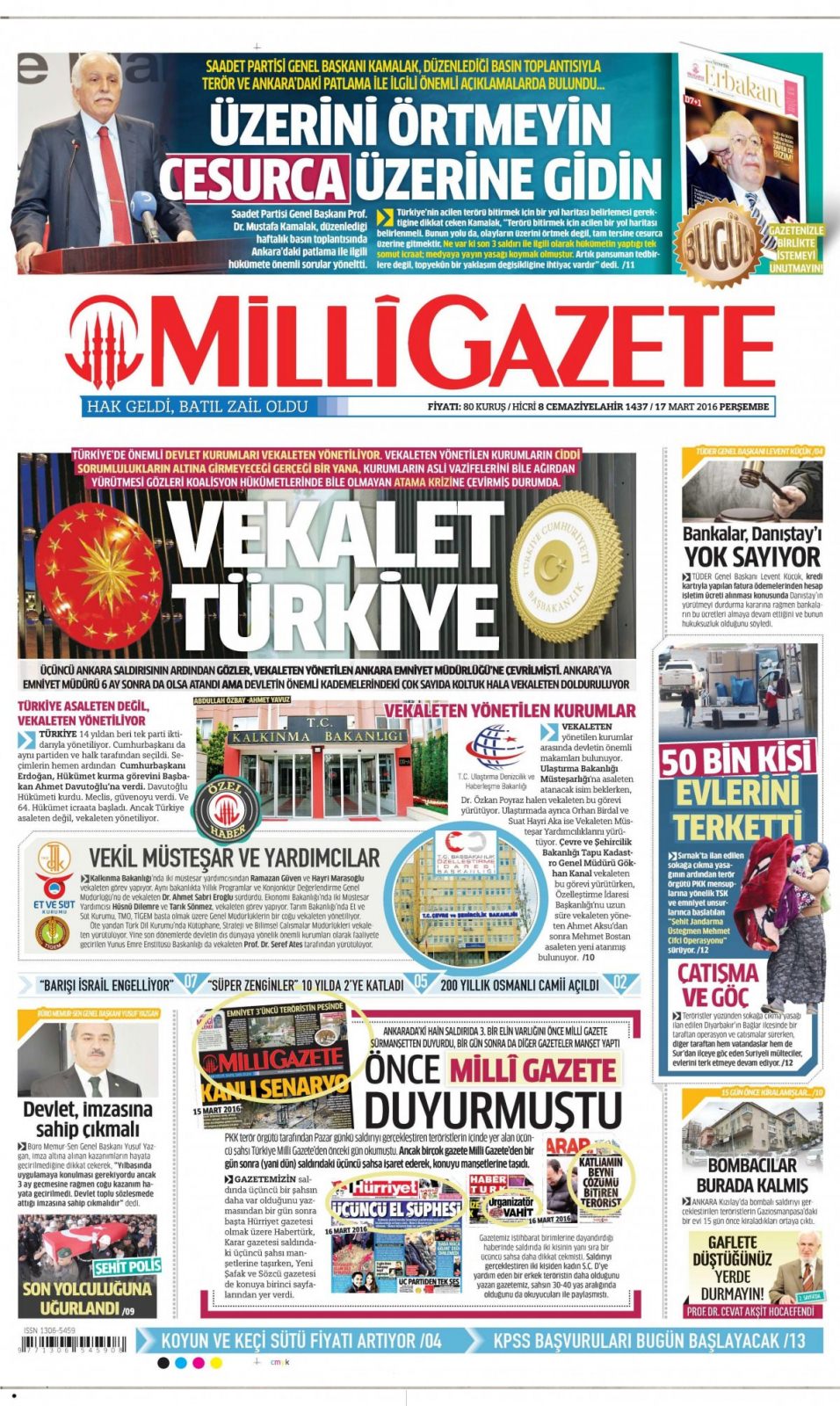 Gazeteler bugün ne yazdı? - 1