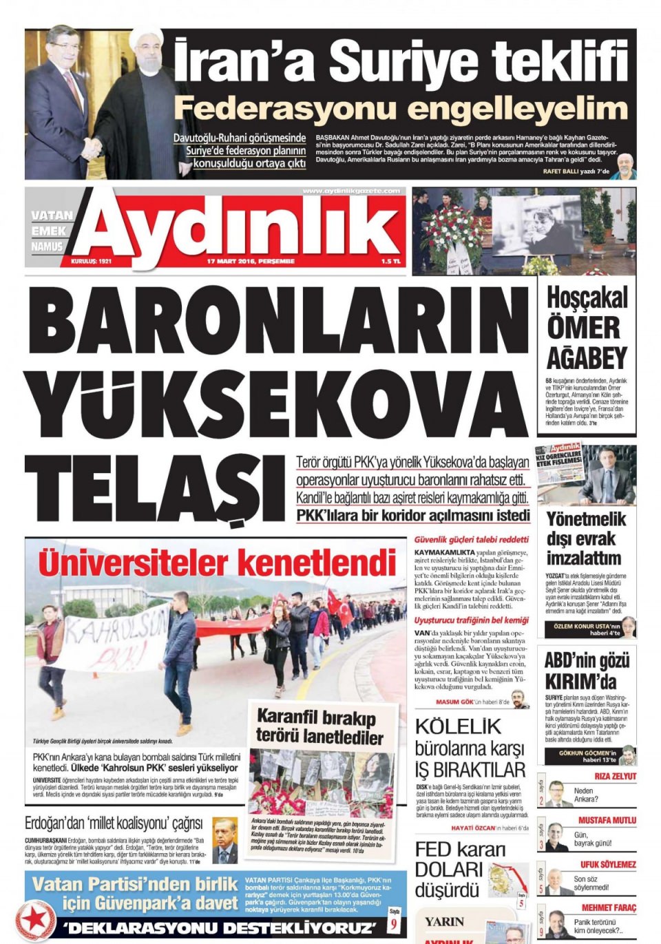 Gazeteler bugün ne yazdı? - 13