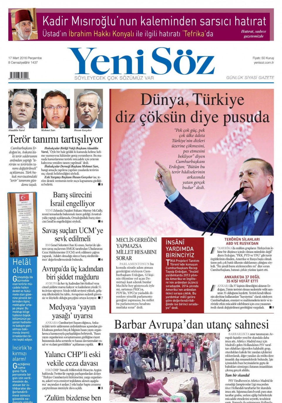 Gazeteler bugün ne yazdı? - 17