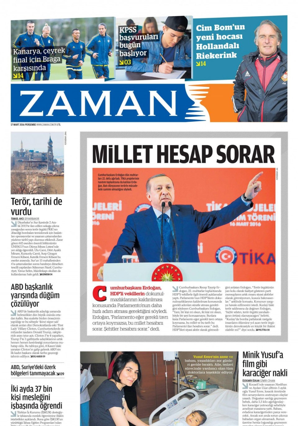 Gazeteler bugün ne yazdı? - 9